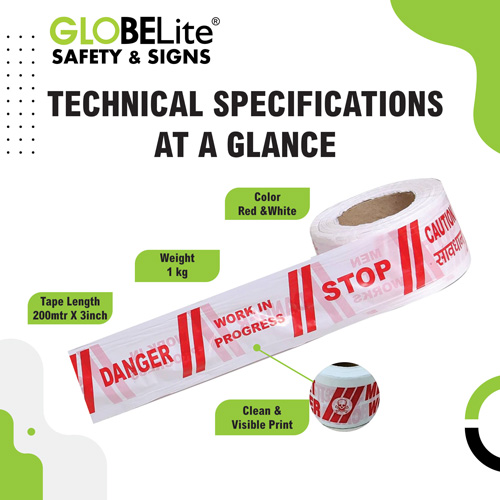 Caution Barrier Tape – High-Visibility Safety Marking Solution - Image 3