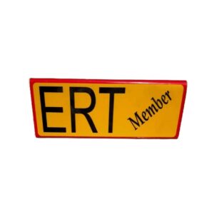 ERT Triangle – Emergency Response Team Identification Sign for Safety & Compliance