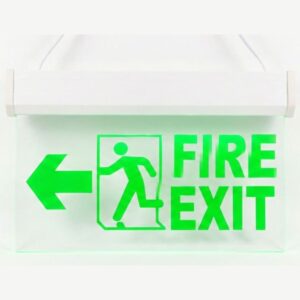 Sleek LED SM – Fire Exit RMA Left