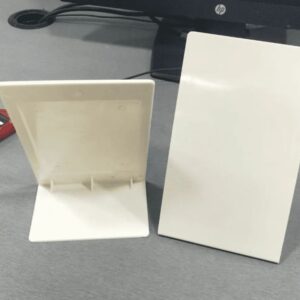 A6 White QR Code Display Stand | ABS QR Display Stand | For Office | Retail | Size – 4X6 Inch.