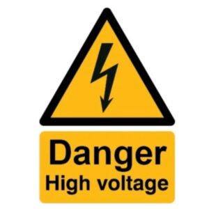 Danger High Voltage Sign