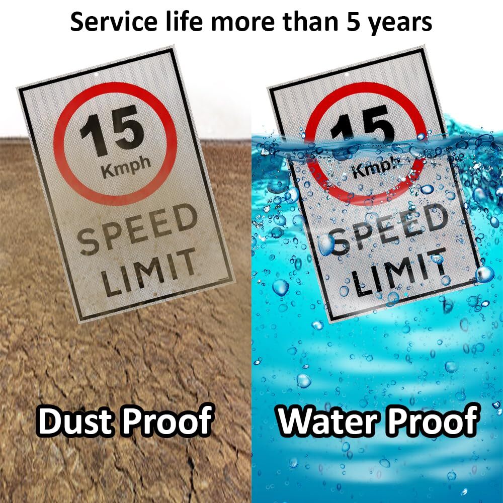 Reflective Speed Limit Sign for Societies, IT Parks, OFfices, Industries - Image 4