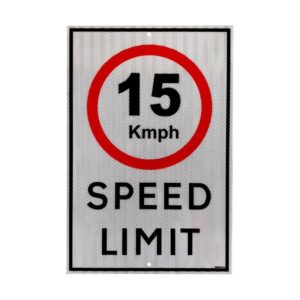 Reflective Speed Limit Sign for Societies, IT Parks, OFfices, Industries