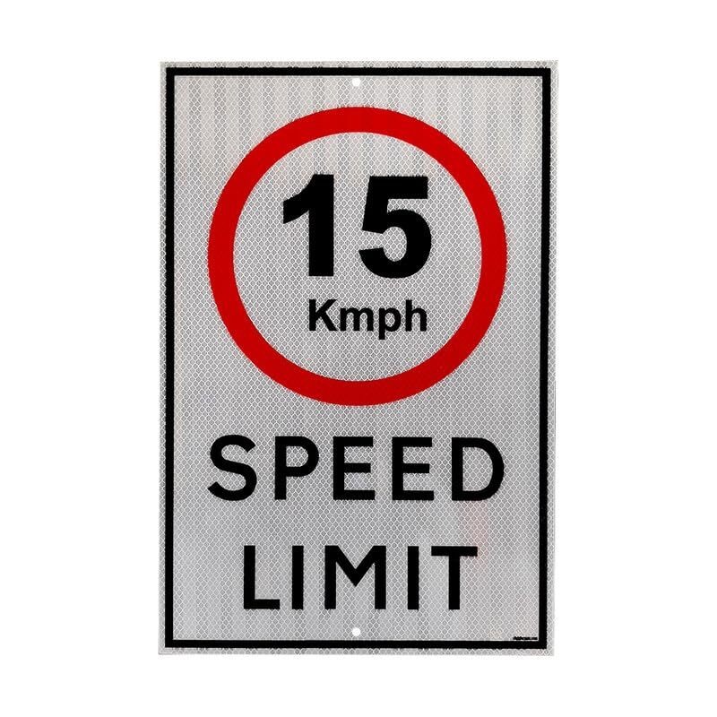 Reflective Speed Limit Sign for Societies, IT Parks, OFfices, Industries